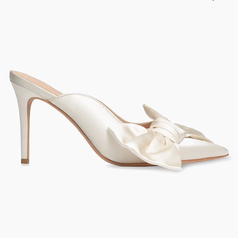 Kate spade New York Sheela Satin Bow Pumps $200